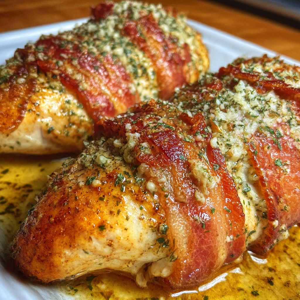 Bacon Garlic Parmesan Chicken.
