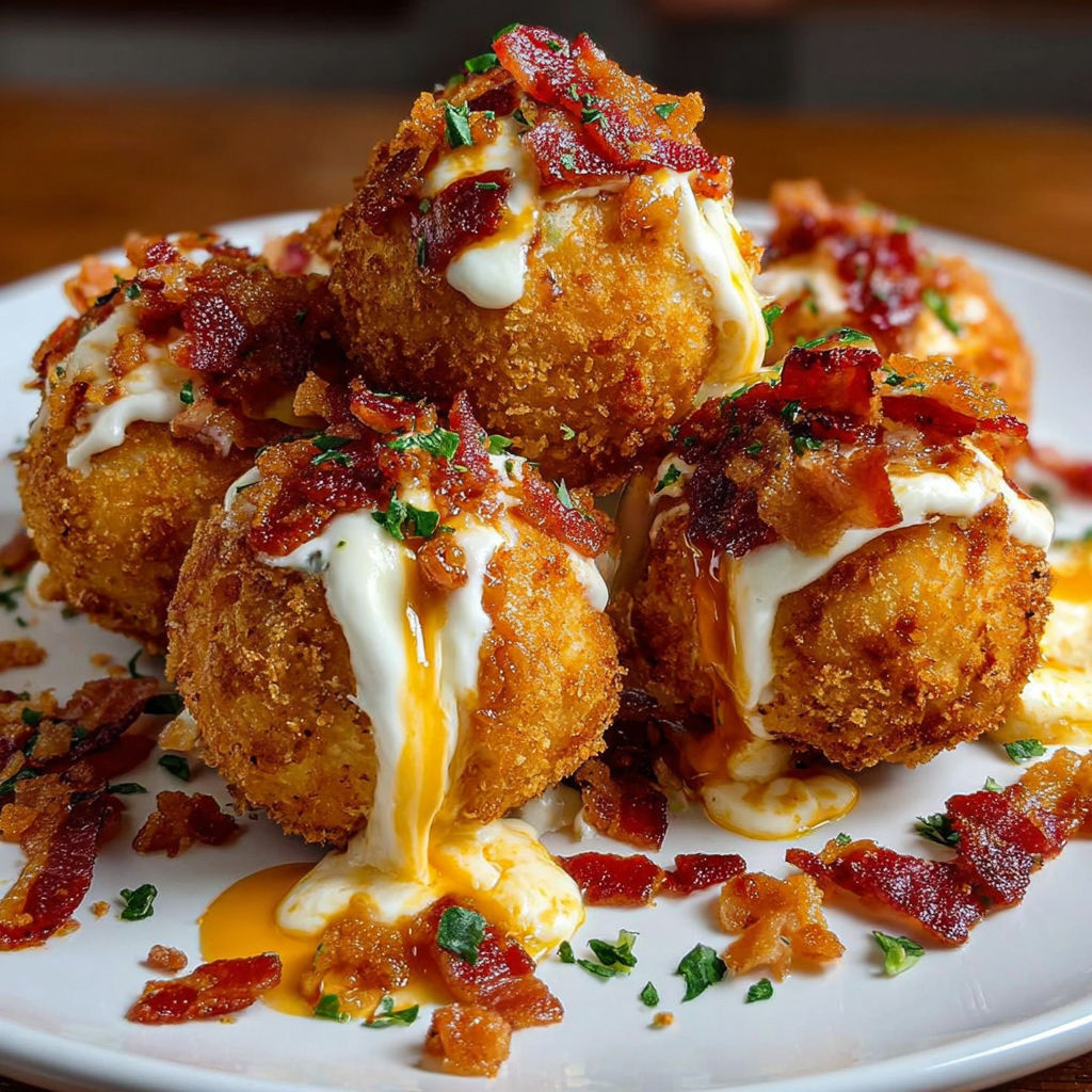 A plate of bacon wrapped chicken bites.