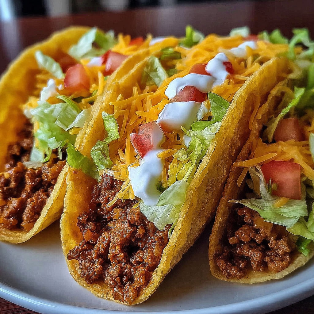 A plate of homemade taco bell feast.