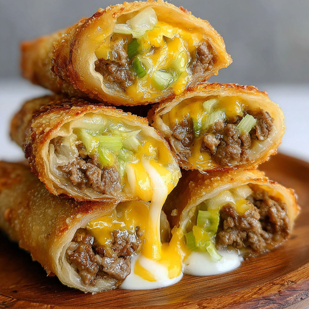 A plate of food with a cheese sauce drizzled over it.