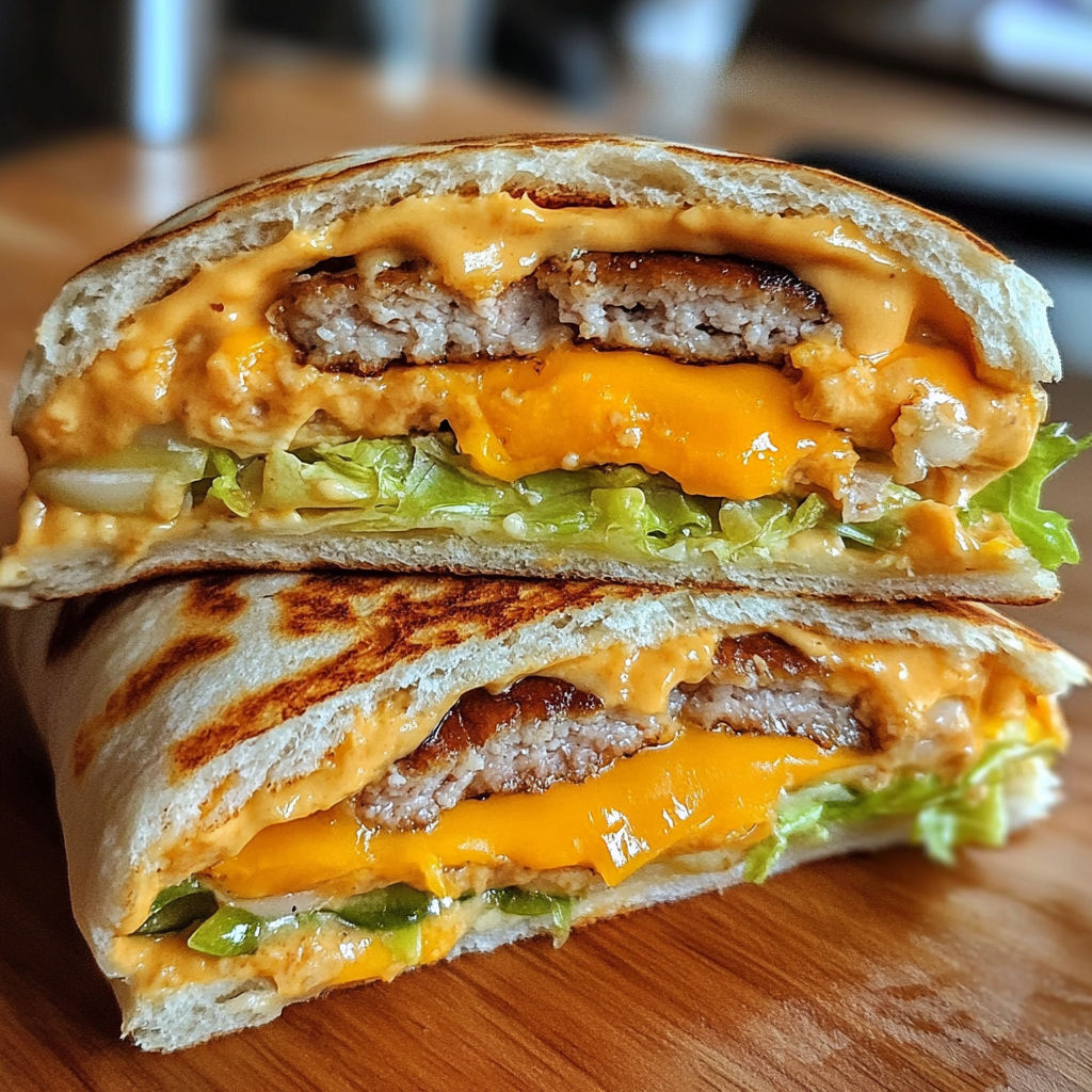 A sandwich with cheese and lettuce.