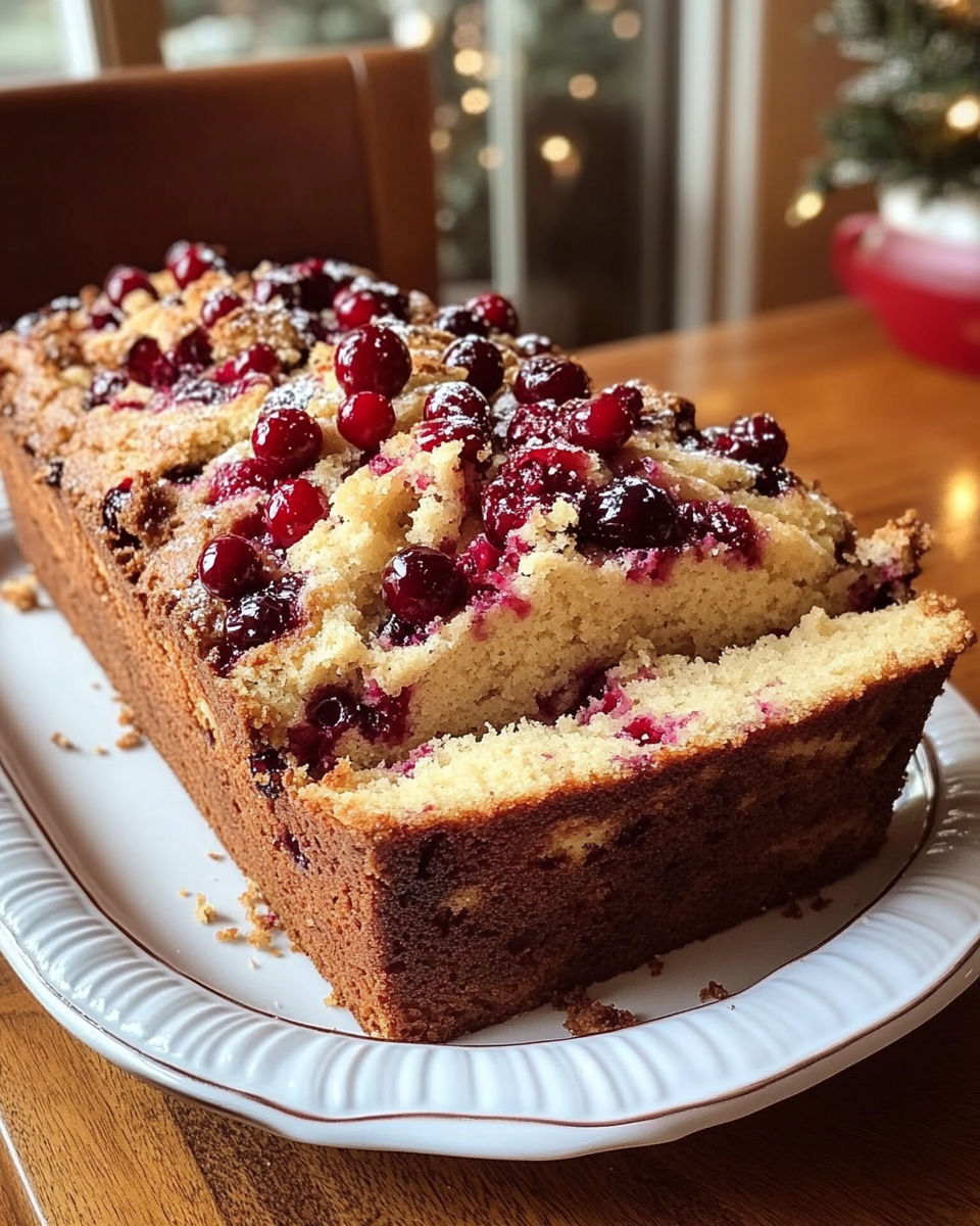 A slice of cake with berries on top.