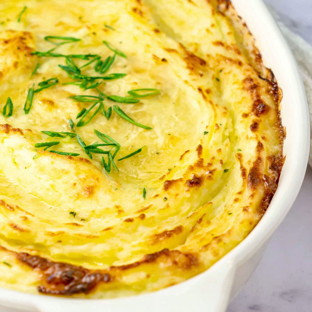 A dish with a green herb on top.