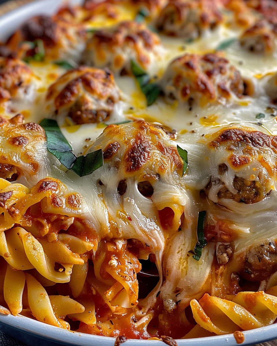 A close up of a pizza with meat and cheese.