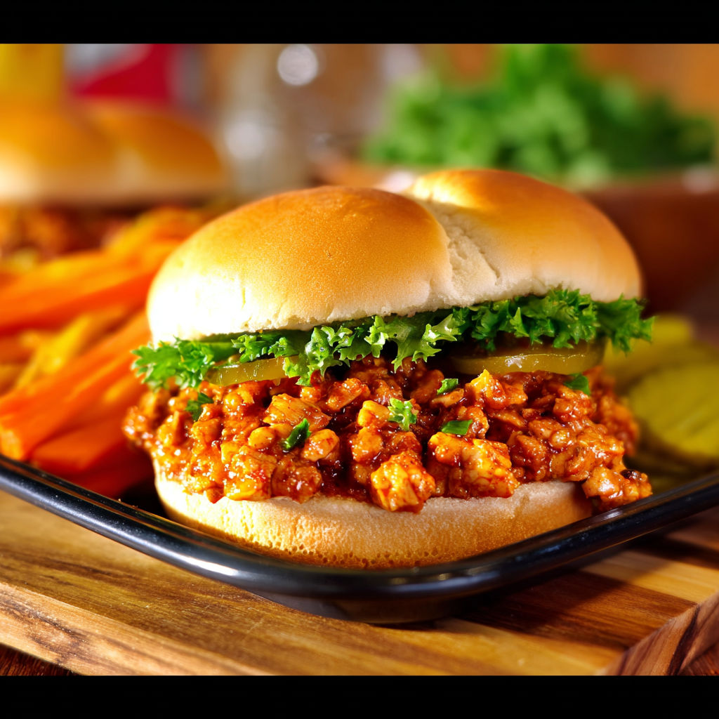 A delicious twist on chicken sloppy joes.