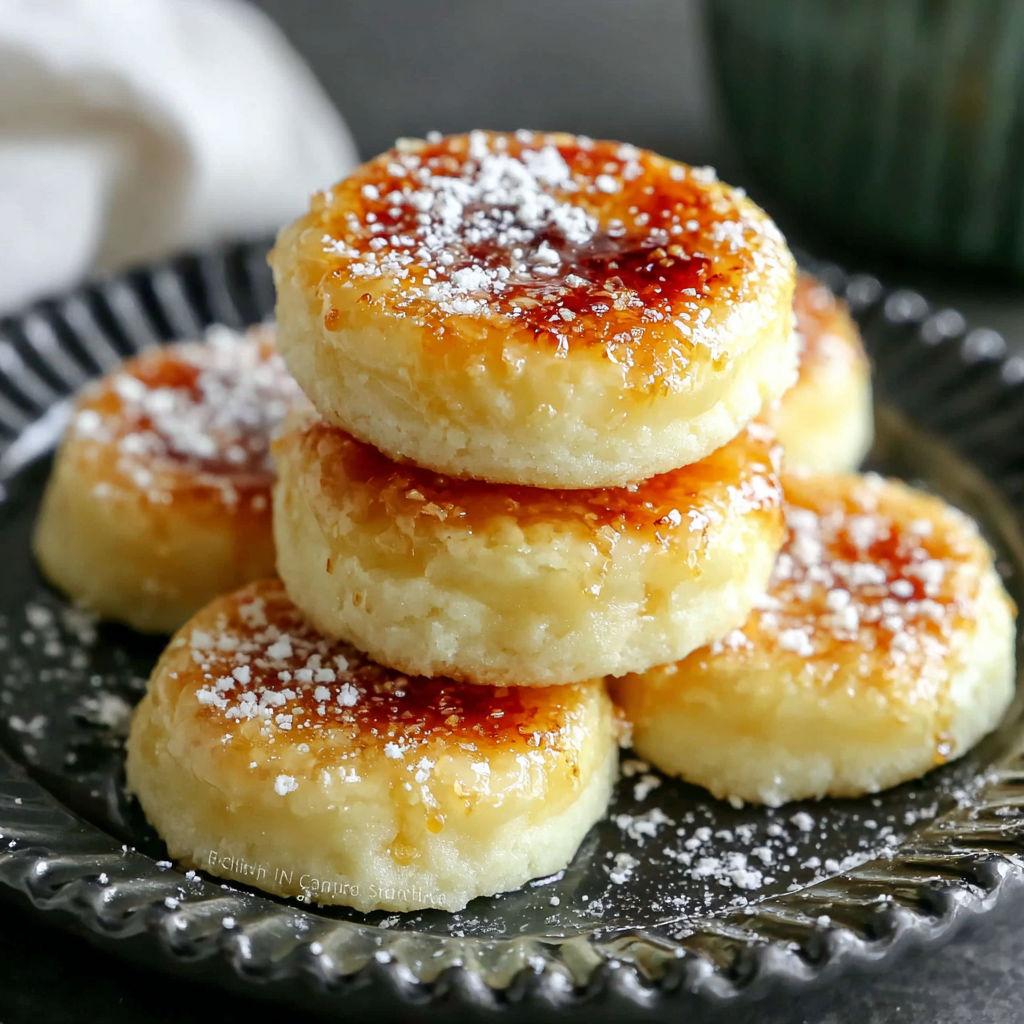 A stack of three donuts with powdered sugar on a plate.
