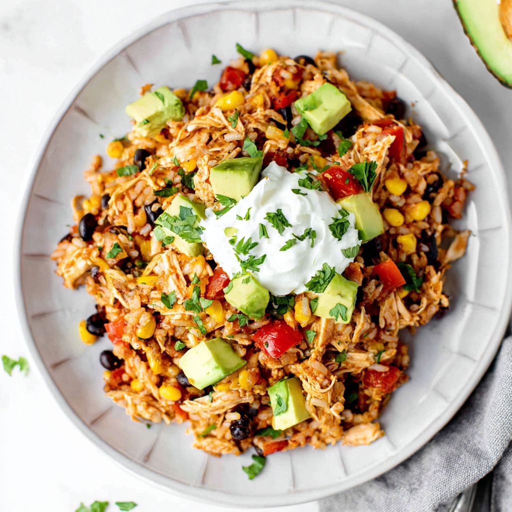 A bowl of food with a white dollop on top.