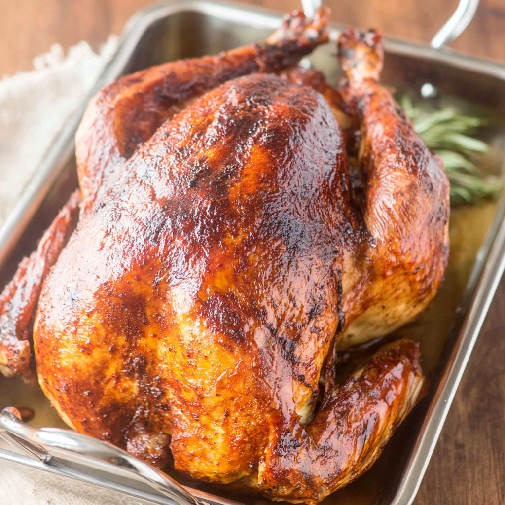 A Cajun Roasted Turkey.