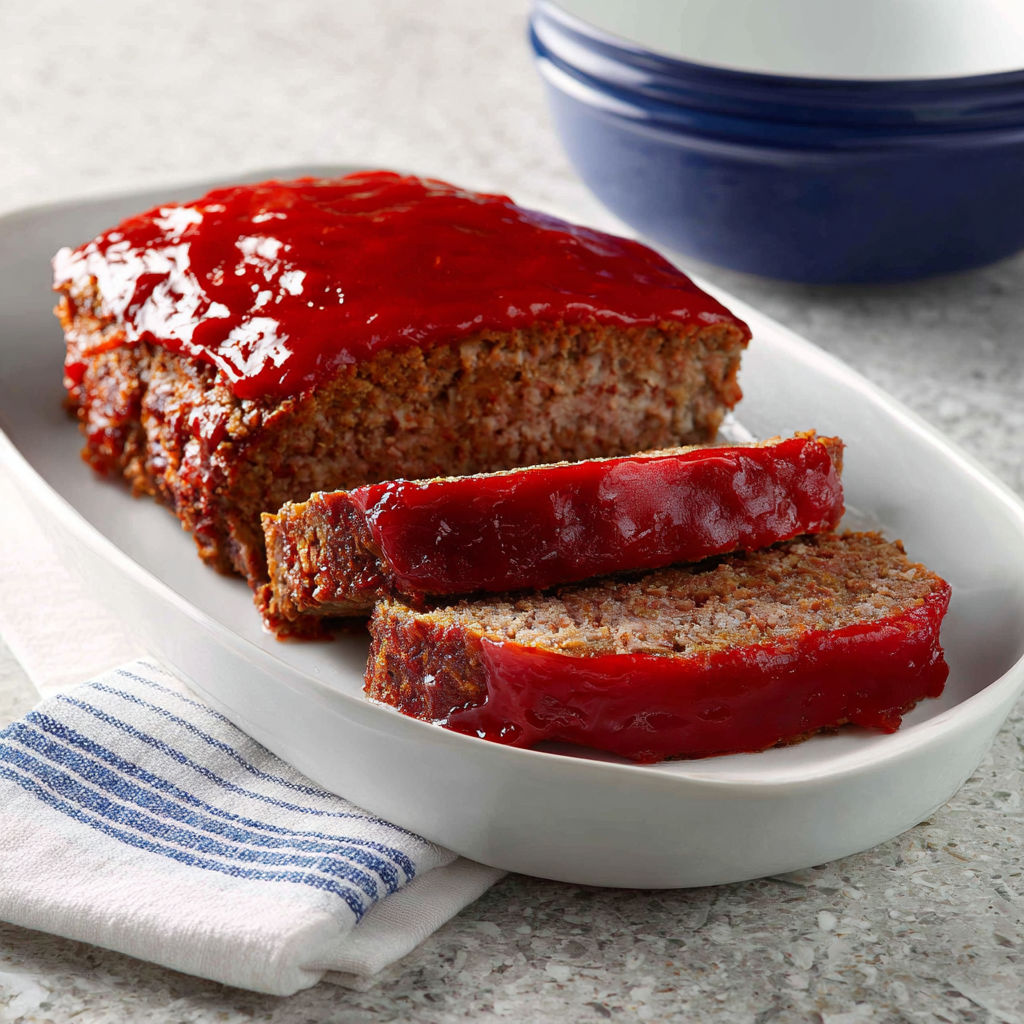 A slice of cake with red icing on a white plate.