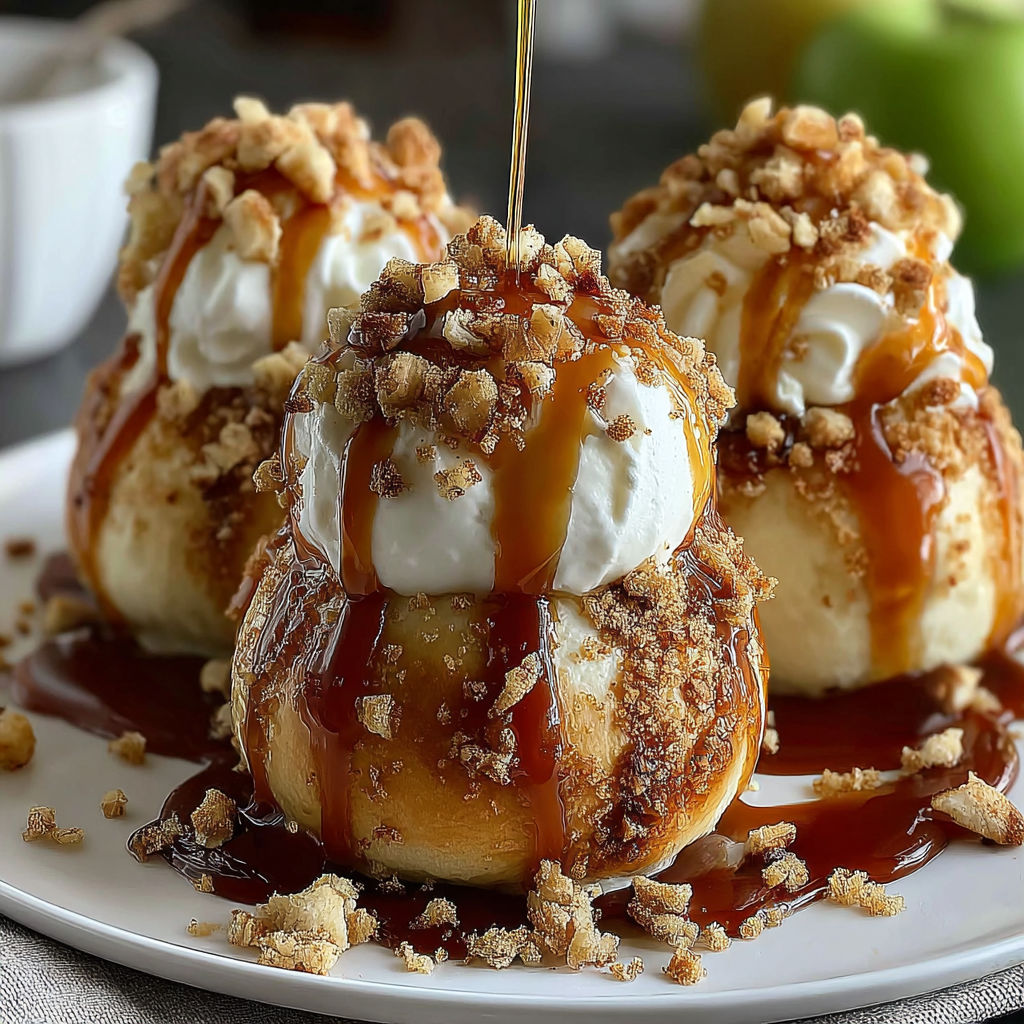 A plate of food with two desserts on it.