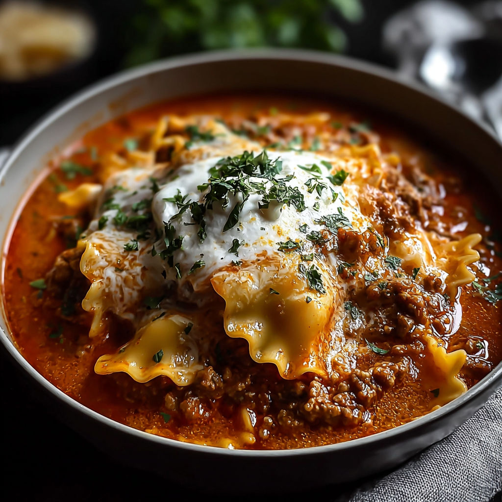 A bowl of pasta with meat and cheese.