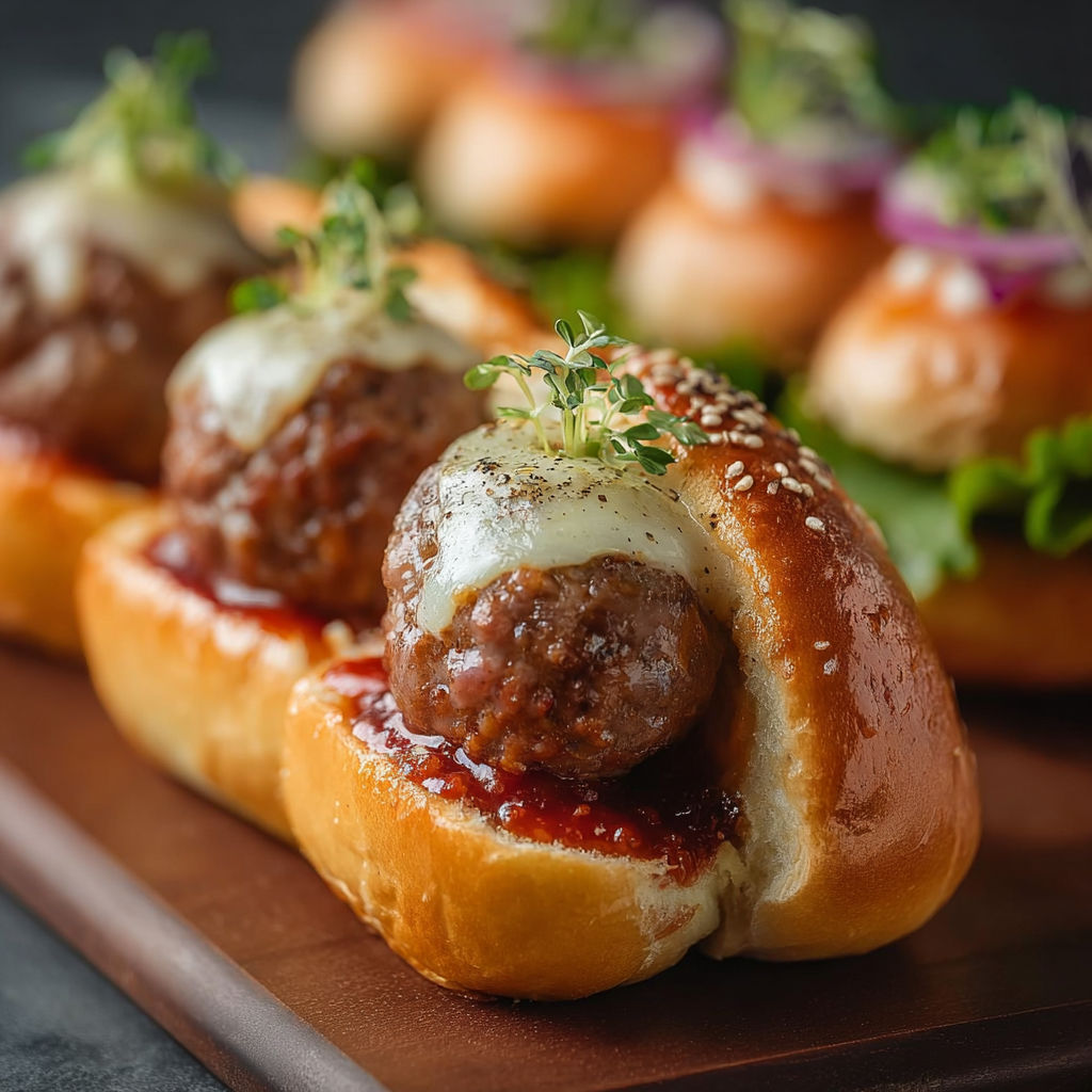 A plate of food with meatballs and sauce.