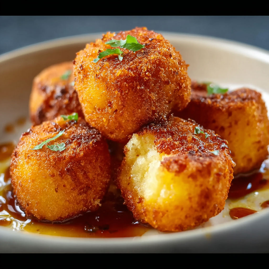 A plate of food with a sauce.