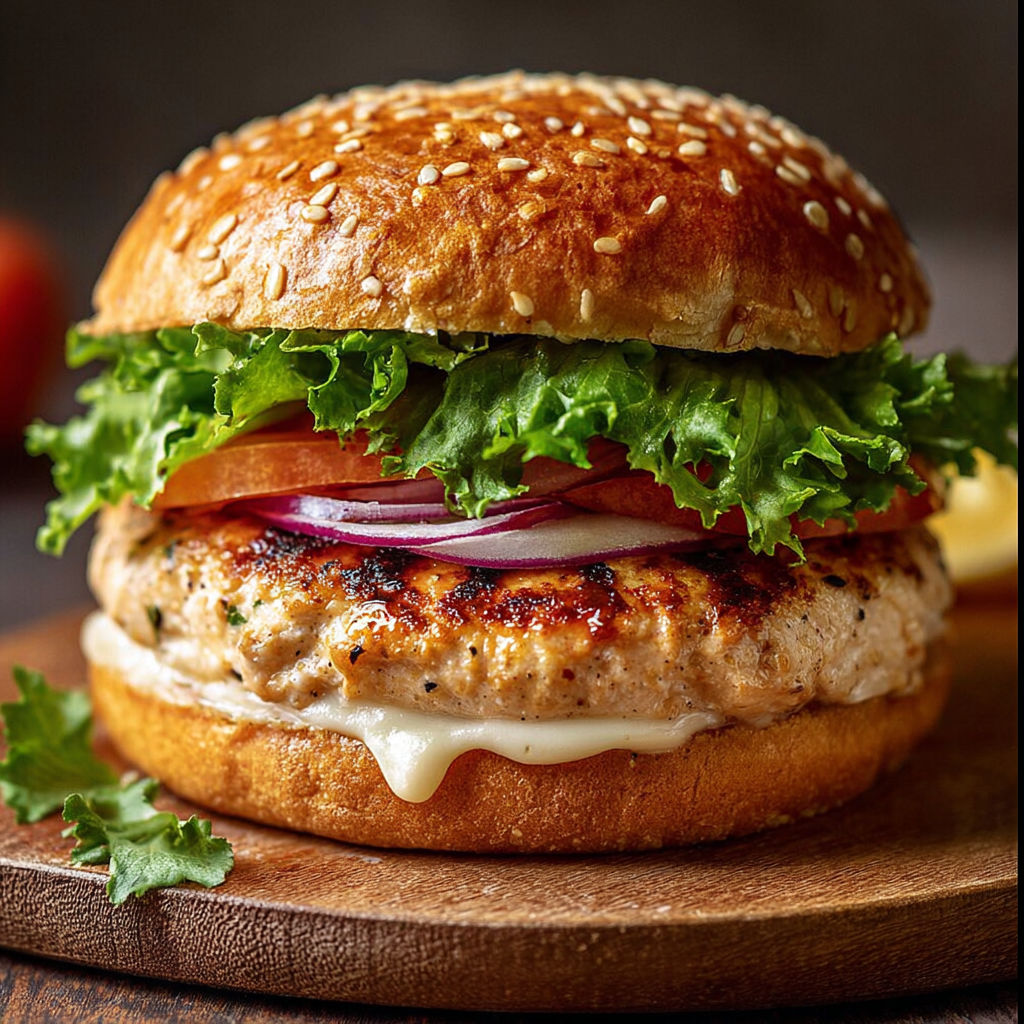 A sandwich with lettuce, tomato, and onion.