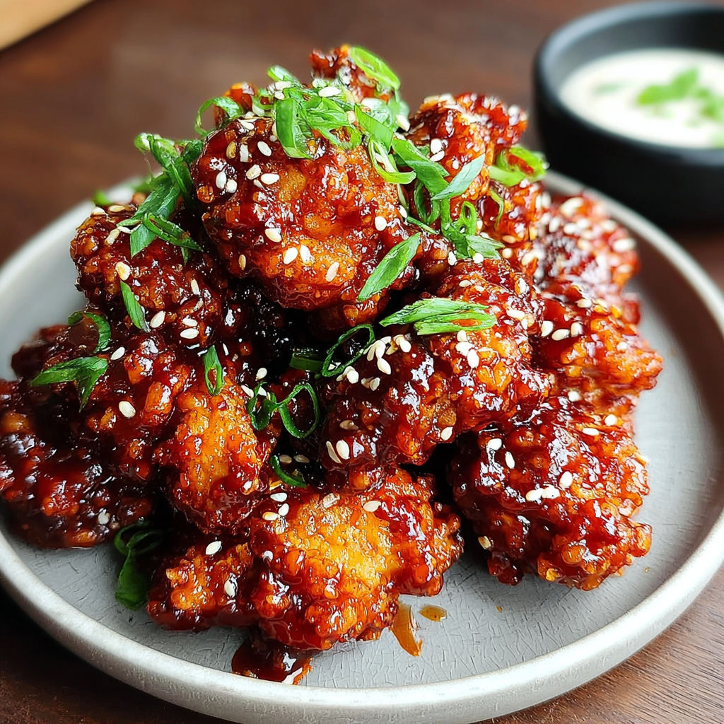 A plate of chicken wings with sauce.