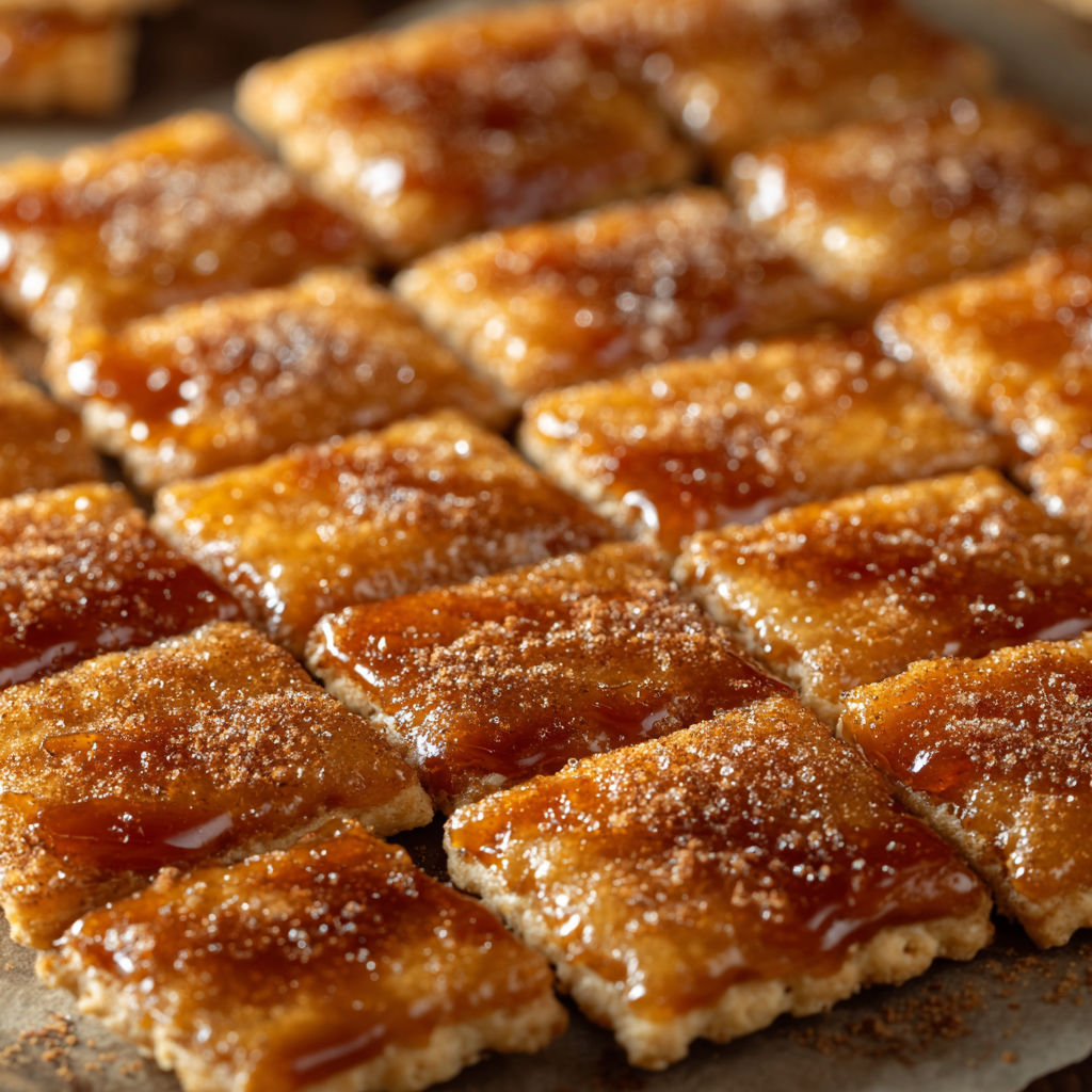 A close up of a dessert with a caramel sauce.