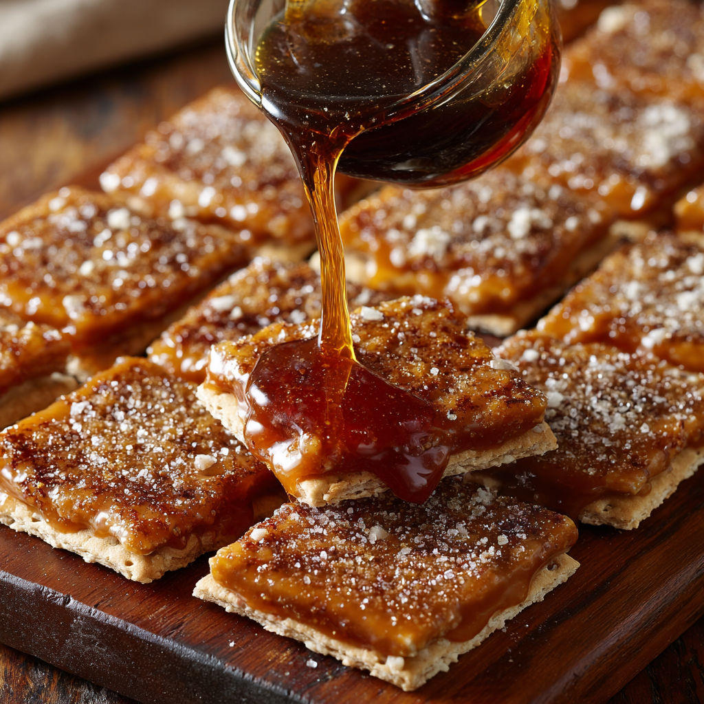 A wooden cutting board with a variety of food items on it.