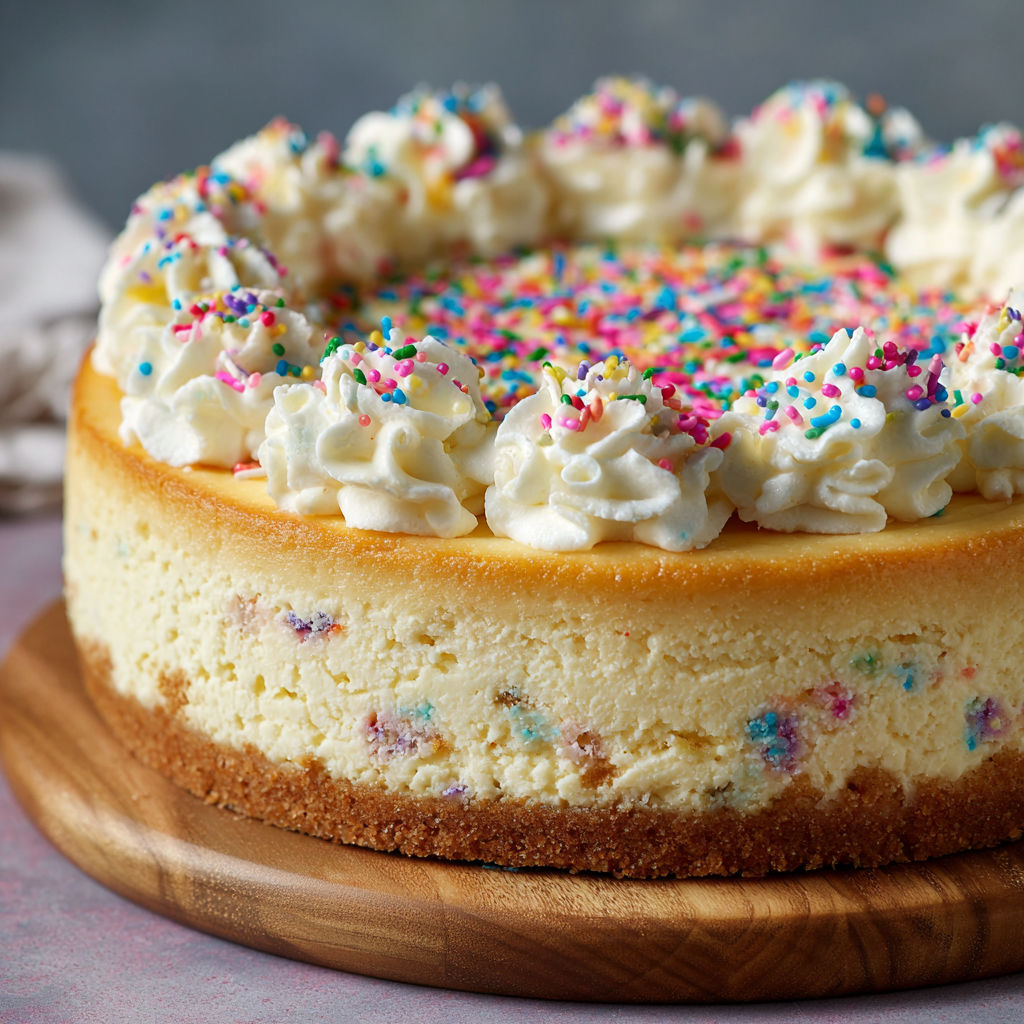 A slice of cake with white frosting and sprinkles.