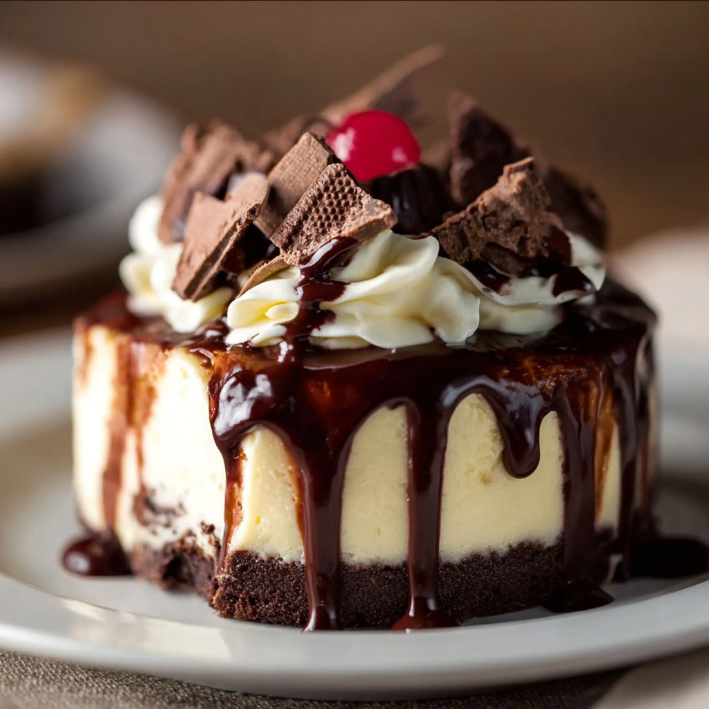 A close up of a delicious dessert.