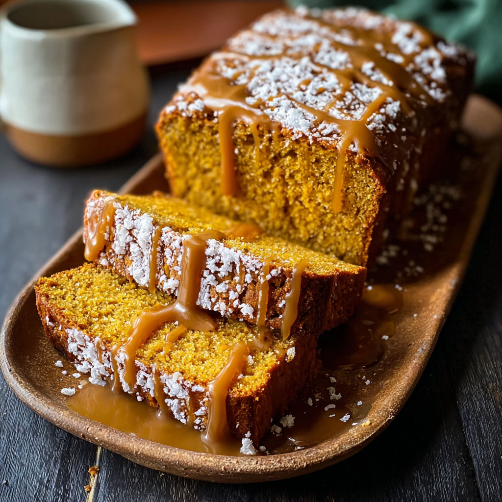 A slice of bread with sugar and caramel on it.