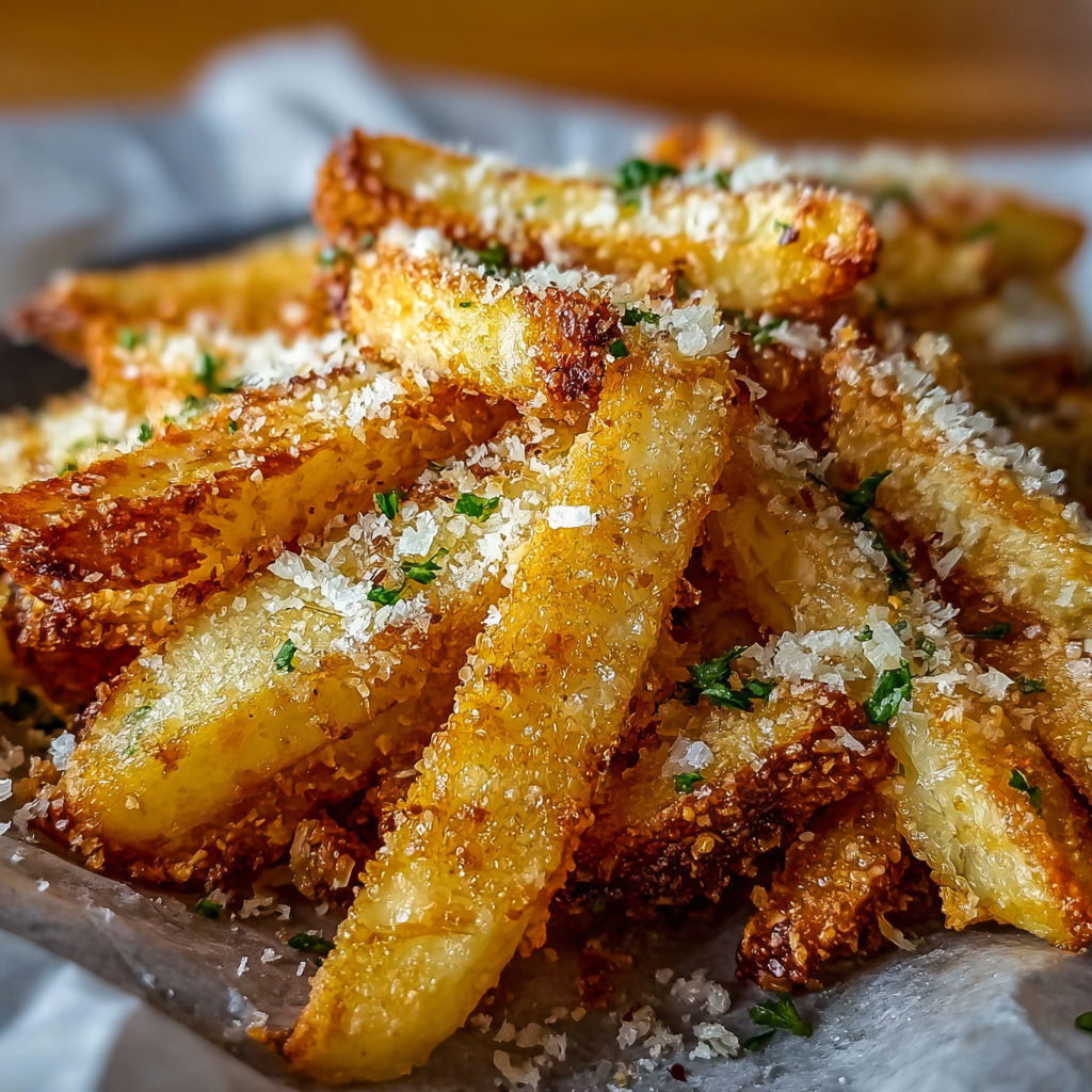A plate of french fries with cheese on top.
