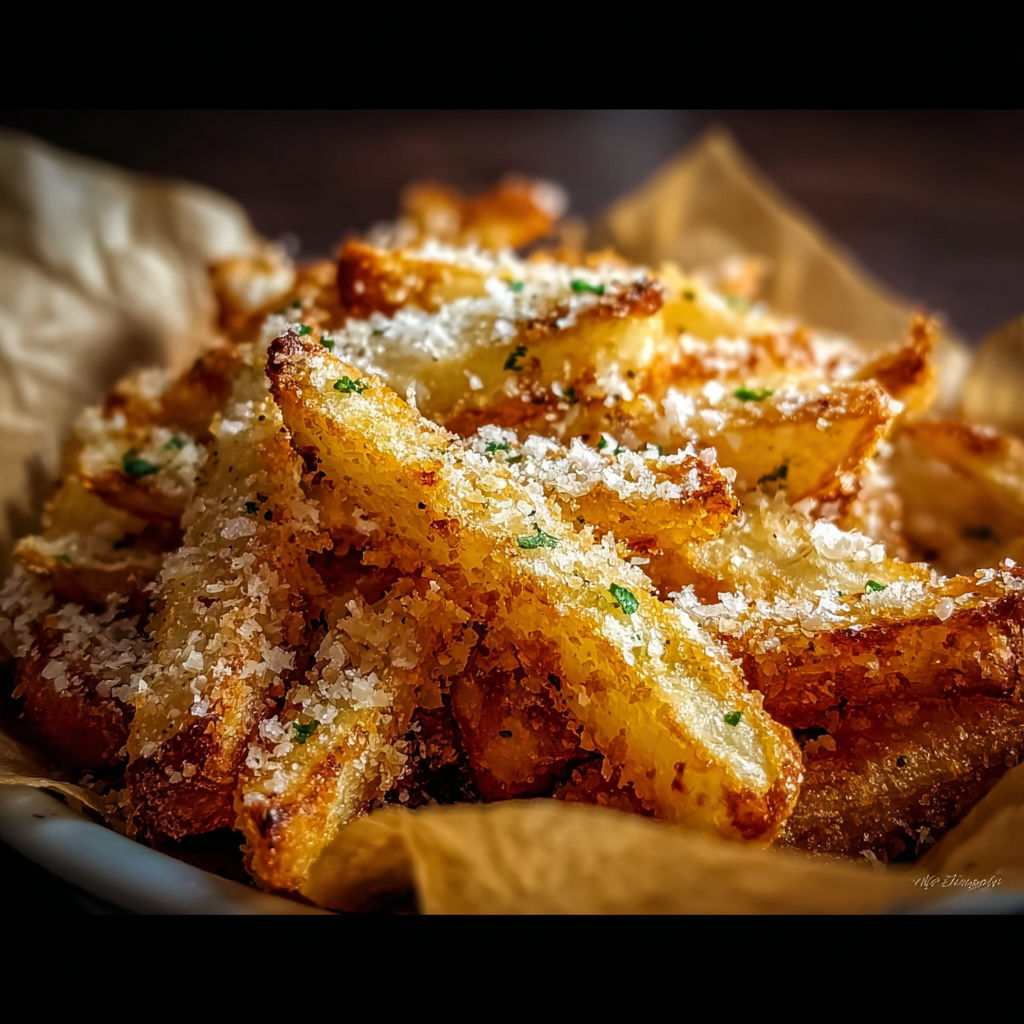 A plate of fries with cheese on top.