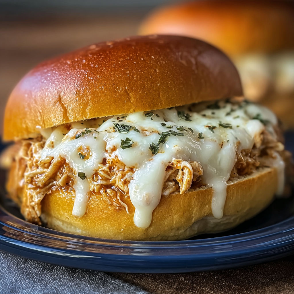 A delicious twist on a classic favorite, chicken Alfredo sloppy joes.
