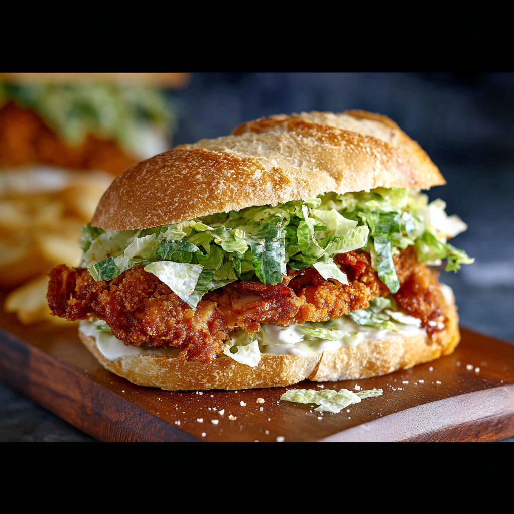 A sandwich with lettuce and tomato on a bun.