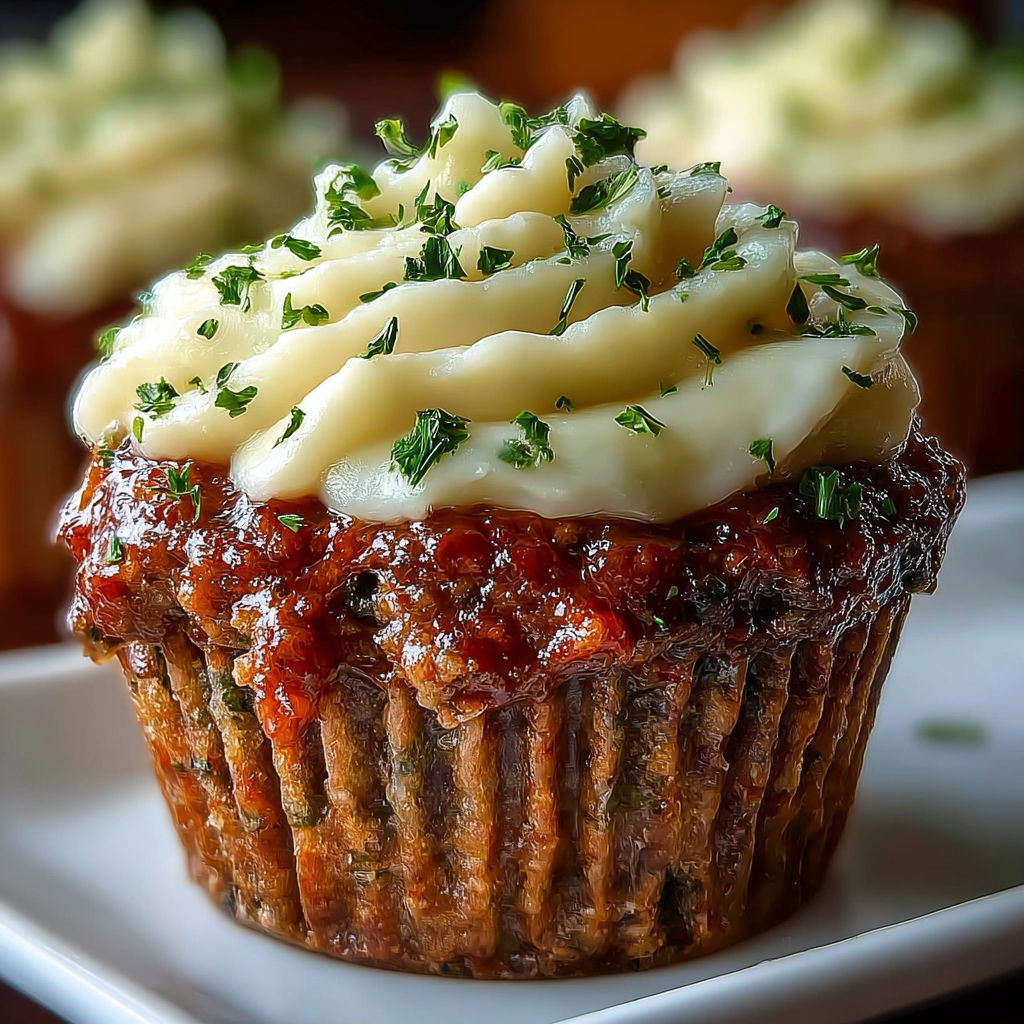 A cupcake with white frosting and green toppings.