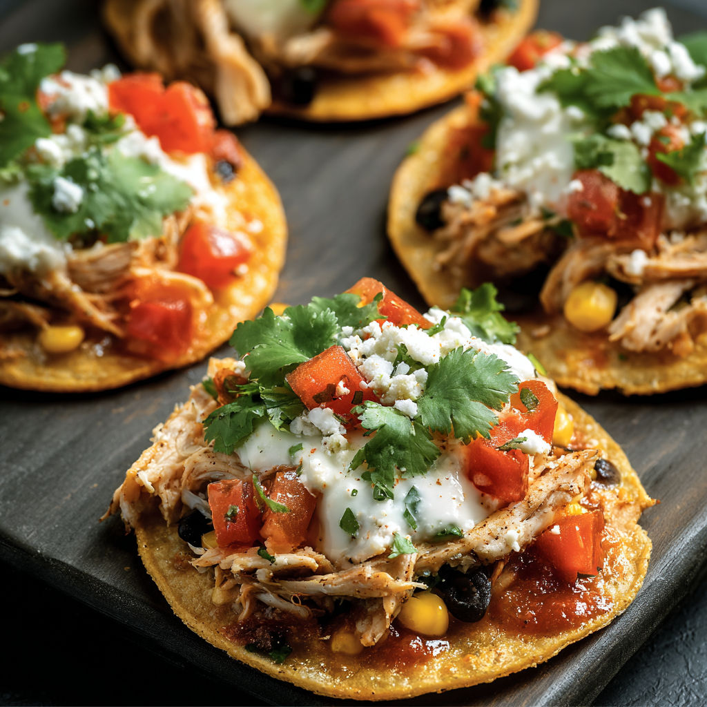 A plate of food with a variety of toppings.