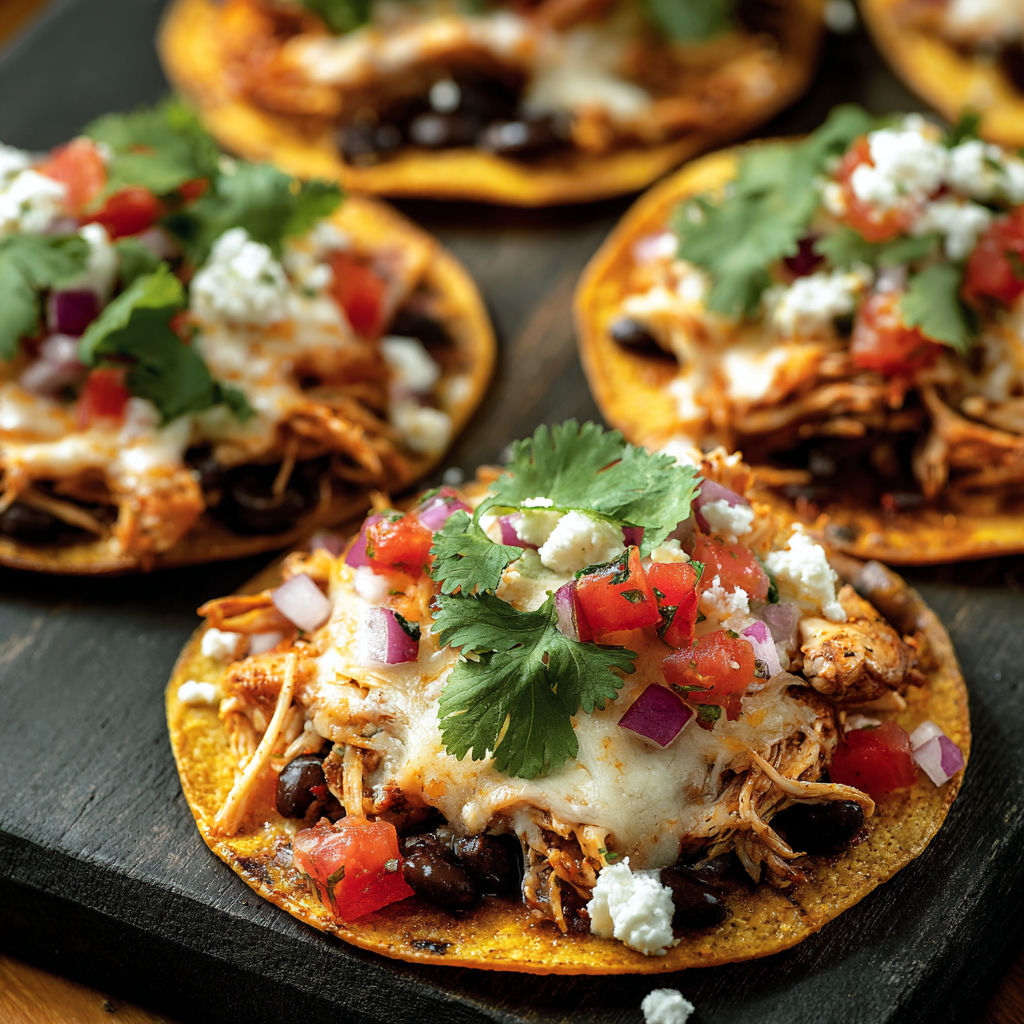 A plate of food with a variety of toppings.