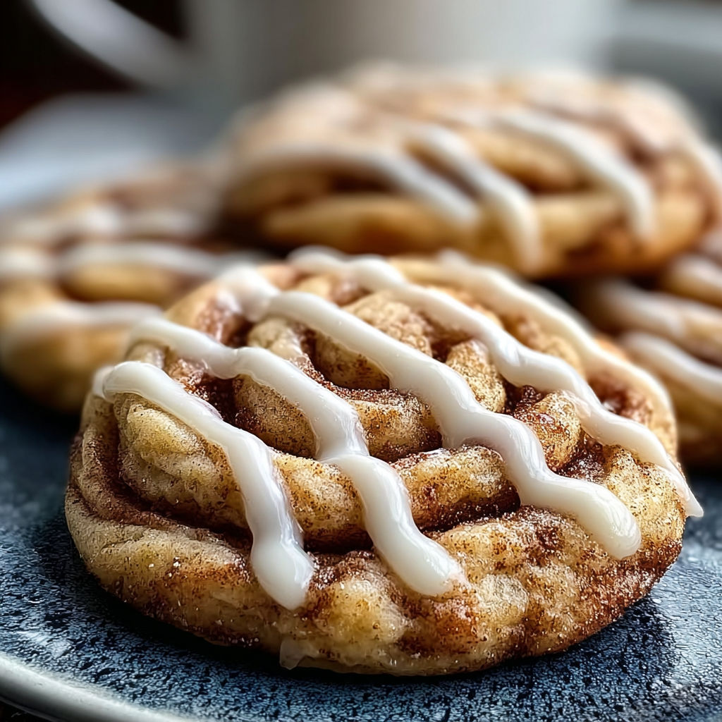 A plate of cookies with white icing.