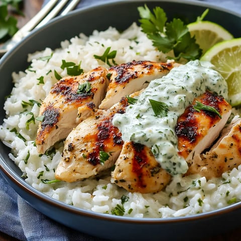 Dump-and-Bake Chicken Tzatziki with Rice