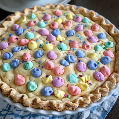 Easter Sugar Cookie Pie