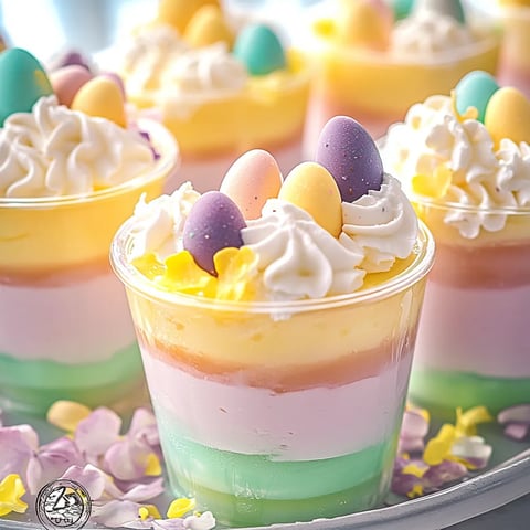 Creamy Easter Jell-O Parfaits