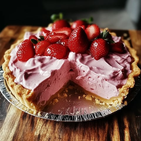 STRAWBERRY ICEBOX PIE