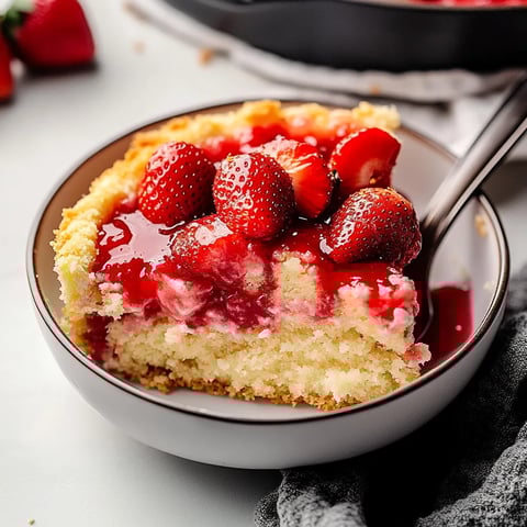 Strawberry Cheesecake Dump  Cake