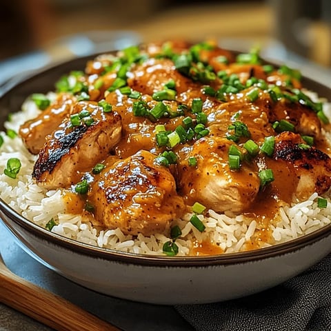 SMOTHERED CHICKEN AND RICE