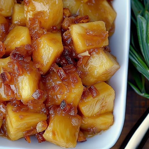 Brown Sugar Roasted Pineapples