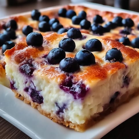 BLUEBERRY COTTAGE CHEESE BREAKFAST BAKE