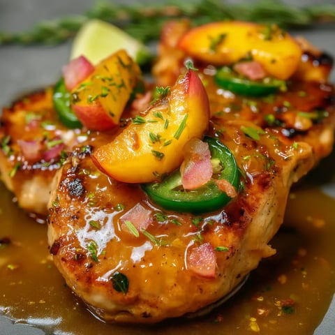 Jalapeno Peach Chicken