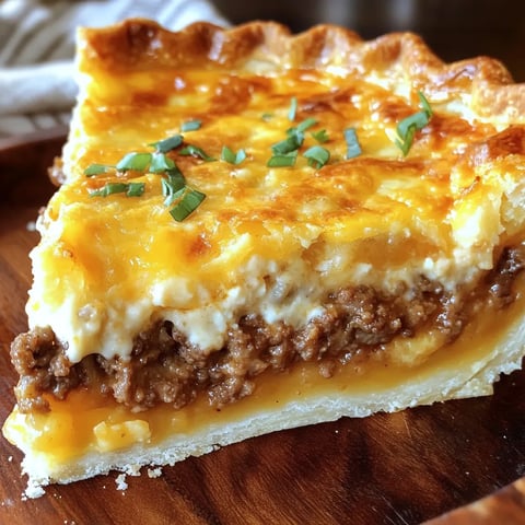 Golden-Baked Cheeseburger Pie