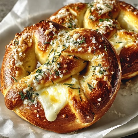 Cheesy Mozzarella-Filled Pretzels