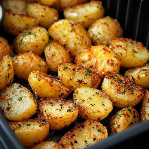 Air Fryer Sliced Potatoes