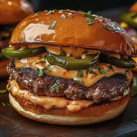 Zesty Jalapeño Onion Burgers