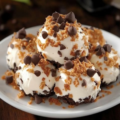 A plate of Canadian No-Bake Moose Farts Cookie Balls.