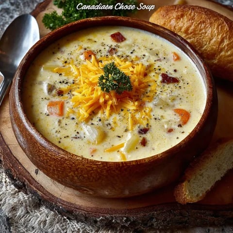 A bowl of soup with a spoon in it.
