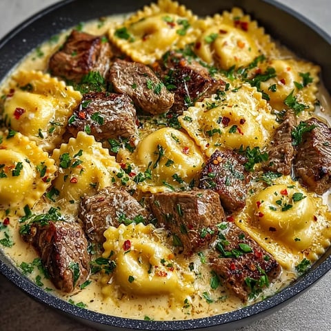 A bowl of pasta with meat and cheese.
