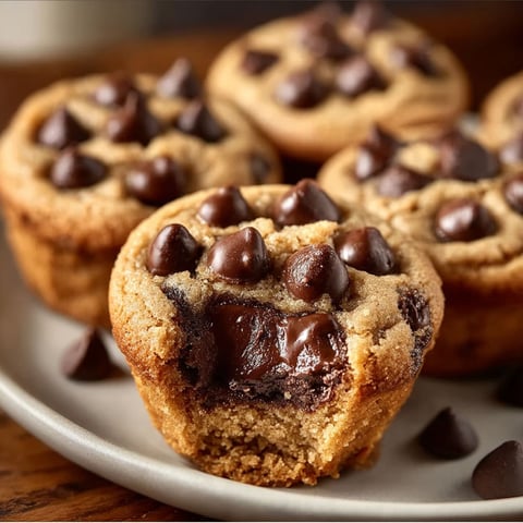 A plate of chocolate chip cookies.