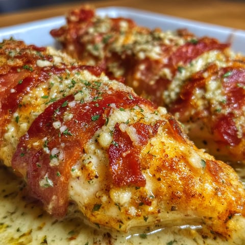 Bacon Garlic Parmesan Chicken.